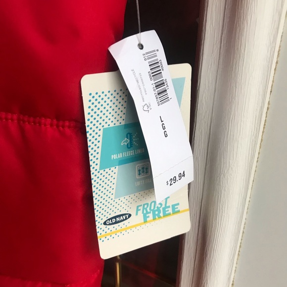 Red Puff Vest - Picture 4 of 4